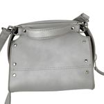 Dream Control Grey Small Crossbody/Handle Purse Studded Faux Leather Vegan Gray Photo 3