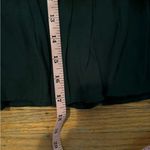 ZARA Hunter Green Mini Skirt Ruffle Rouched Size Small Photo 8