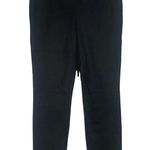 J.Crew Winnie Crop Trouser Dress Pant Straight Leg Belt Loop Side Zip Up 4 Black Photo 1