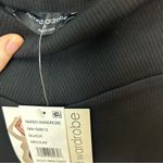 Naked Wardrobe  V Waist Mini Skirt in Black NWT Photo 2