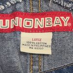 Unionbay Vintage Union Bay 90s Y2K Denim‎ Bib Overalls Cotton Carpenter Jumpsuit Size L Photo 5