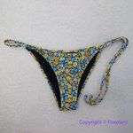 NEW Rhythm Free People Carrie Itsy Bikini Bottom, size XS Blue Photo 2