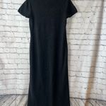 Classiques Entier  Vintage Dark Gray Merino Wool Short Sleeve Maxi Dress Large Photo 2