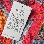 Patrons of Peace  Women's Boho Style Floral Tropical Print Blouse Sz L Photo 1