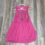 Boston Proper  pink tank top with studs size small Photo 4