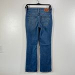 Levi's  Womens Jeans‎ Size 4M Classic Bootcut W27 L32 Stretch Blue Denim Mid Rise Photo 2
