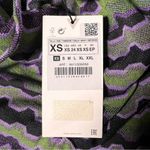 ZARA NWT  Metallic Geo Stripe Cutout Long Sleeve Mini Dress Photo 15