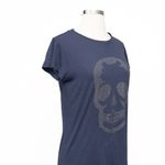 Zadig & Voltaire  -   Skull Cotton & Modal T-shirt - Navy Photo 9