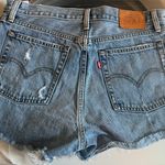 Levi's High-Waisted Wedgie 501 Denim Shorts Photo 1