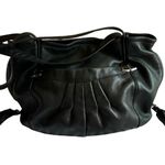 B Makowsky B. Makowsky Abby Black Leather Tote EUC Photo 2