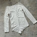 Floral Long Sleeve One Piece Sleepwear Size M White Size M Photo 9