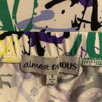 Almost Famous Tube Dress Small Mini Colorful Graffiti Print Bodycon Strapless Photo 5