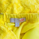 GB  Yellow Lace Strapless Dress Photo 3