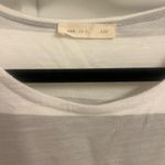 Striped Gray and White T Photo 1