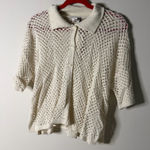 Sincerely Jules Women’s Cream Knit Button-Up Cardigan Pants Set Photo 0