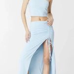 Bardot Annabella Midi Skirt In Cornflower Blue Women’s Size 8 US Medium M Photo 6