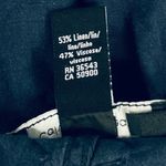 Calvin Klein Jeans Linen Shorts Navy Blue Size 12 Photo 3