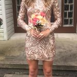 Rose Gold sequin Dress Photo 0