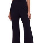 XScape 🆕  Over-The-Shoulder Scuba Crepe Jumpsuit Black Sz 8 NWT Photo 0