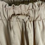 Shinestar Shinesdar L Women's Tan Joggers Lightweight Drawstring Waist Casual Pants Photo 2