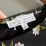 Emory park ASOS  Dark Ditzy Floral Print Maxi Dress Size Large Long Sleeve Photo 2