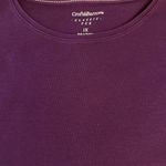 Croft & Barrow Dark Purple Short Sleeve The Classic Tee Size 1X Photo 2