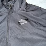 Nike  Black Trench Coat with Hood and Drawstring Waist size XS Photo 1