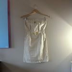 Lauren Moffatt Khaki Tube Top Mini Dress Size 0 Y2K Photo 1