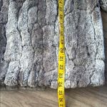 Dylan  Gray Faux Fur Jacket Large Women’s Cozy Bomber Jacket Photo 10