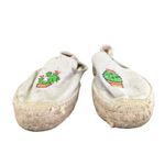 Soludos Women's Canvas Espadrille Flats Cactus Embroidery 8.5 Casual Southwest Photo 2