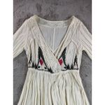 Free People  Romantics Splendor The Grass Embroidered Midi Dress Boho Festival M Photo 13