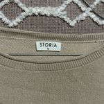 Storia  Star Distressed Sweater Long Sleeve Shirt Photo 4