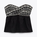 ZARA Embroidered Top Photo 0