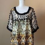 Unique spectrum | Animal Print Blouse Sz 3X Photo 0