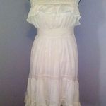 HD in Paris Anthropologie  boho cream strapless dress Photo 0