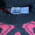 Cabin creek Vintage  Damask Pattern Pink Sweater Size Petite Medium Photo 1