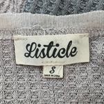 Listicle Shirt Womens Small Pink Gray Colorblock Tunic Peplum Bohemian Lagenlook Photo 5