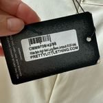 Pretty Little Thing NWT Ivory Satin High Neck Jumpsuit 6 Photo 8