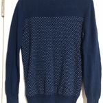Ann Taylor  Loft Factory blue white dot sweater women’s size medium‎ Photo 6