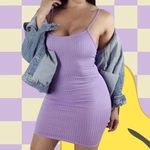 Boutique NWT Lily Lilac Bodycon Mini Dress Photo 4