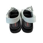 Union Bay VegaSport Sandals Women 8 White Black Chunky Platform Faux Leather Photo 2