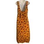 Spenser Jeremy Silk Sunflower Maxi Dress Ladies Sz 6 Yellow Photo 1
