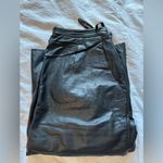 Genuine leather black pencil skirt Size 8 Photo 6