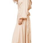 Nasty Gal COWL BACK STEAL THE SPOTLIGHT CREAM MAXI DRESS Photo 3
