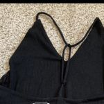 AFRM Black Strappy Bodysuit Size M Photo 2