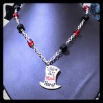A.L.C. Wonderland Mad Hatter Necklace Neck Photo 1