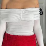 Aritzia white  off the shoulder top in a size 2XS Photo 3