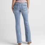 Silver Jeans Suki Mid Rise Bootcut denim thick stitch medium wash Photo 1