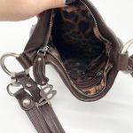 B Makowsky Womens Leather Crossbody Bag Brown Minimalist Old Money Retro Luxe Photo 5