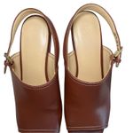 Urban Outfitters Brown Platform Block Heel Sandals Women’s 10M Retro Boho Photo 5